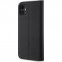 Karl Lagerfeld Saffiano Karl and Choupette NFT flipové pouzdro pro iPhone 11 - černé