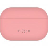 FIXED Silky ultratenký silikonový obal pro AirPods Pro 2 - růžový