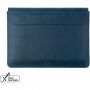 FIXED Oxford kožená obálka pro MacBook Air 13" (A2681 / A3113 / A3240 / A3449) - tmavě modrá