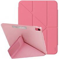 UNIQ Camden pouzdro s origami stojánkem pro iPad 10,9" (2022) / 11" (2025) - růžové