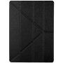 Hedvábné pouzdro s funkcí uspání a origami stojánkem pro iPad Pro 12,9" (2015-2017) - černé