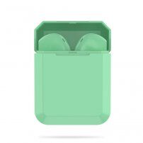 InPods 2 bezdrátová bluetooth sluchátka s nabíjecím pouzdrem pro Apple zařízení - zelená