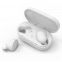 TWS-M1 bezdrátová bluetooth sluchátka s nabíjecím pouzdrem pro Apple zařízení - bílá