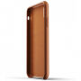 Mujjo Full Leather pouzdro pro iPhone XR - žlutohnědé