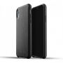 Mujjo Full Leather pouzdro pro iPhone XR - černé