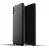 Mujjo Full Leather pouzdro pro iPhone XR - černé