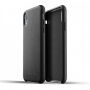 Mujjo Full Leather pouzdro pro iPhone XR - černé
