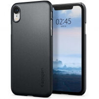 Spigen Thin Fit kryt pro Apple iPhone XR - šedá