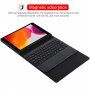 Pouzdro s podsvícenou klávesnicí, touchpadem a prostorem na Apple Pencil pro iPad 10,2" (2019-2021) / Air 3 (2019) / Pro 10,5" - černé
