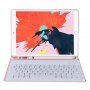 Pouzdro s klávesnicí a prostorem na Apple Pencil pro iPad 10,2" (2019-2021) / Air 3 (2019) / Pro 10,5" - světle růžové