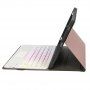 Pouzdro s podsvícenou klávesnicí, touchpadem a prostorem na Apple Pencil pro iPad 9,7" (2017/2018) / Air 1 / 2 / Pro 9,7" - růžové