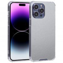 Kryt se zrcadlovým povrchem pro iPhone 14 Pro - stříbrný