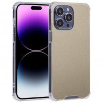 Kryt se zrcadlovým povrchem pro iPhone 14 Pro Max - zlatý