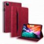 Elegantní pouzdro s prostorem na karty pro iPad Pro 12,9" (2018-2022) - červené