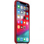 Originální Apple kožené pouzdro pro iPhone XS Max - červená