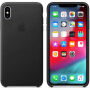 Originální Apple kožené pouzdro pro iPhone XS Max - černá