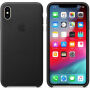 Originální Apple kožené pouzdro pro iPhone XS Max - černá
