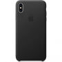 Originální Apple kožené pouzdro pro iPhone XS Max - černá