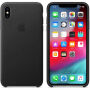 Originální Apple kožené pouzdro pro iPhone XS Max - černá