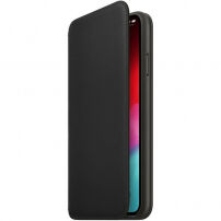 Originální Apple Folio kožené pouzdro pro iPhone XS Max - černá