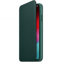 Originální Apple Folio kožené pouzdro pro iPhone XS Max - piniově zelená