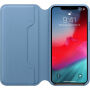 Originální Apple Folio kožené pouzdro pro iPhone XS Max - modrošedá