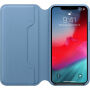 Originální Apple Folio kožené pouzdro pro iPhone XS Max - modrošedá