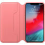 Originální Apple Folio kožené pouzdro pro iPhone XS Max - pivoňkově růžová