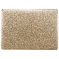 Třpytivý kryt s černou spodní částí pro MacBook 12" (A1534) - zlatý