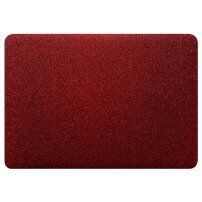Třpytivý kryt s černou spodní částí pro MacBook 12" (A1534) - červený