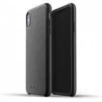Mujjo Full Leather pouzdro pro iPhone XS Max - černé