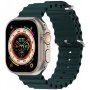 Silikonový oceánský řemínek pro Apple Watch Ultra 49mm / 46mm / 45mm / 44mm / 42mm - petrolejový