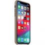 Originální Apple kožené pouzdro pro iPhone XS - kouřová