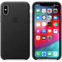Originální Apple kožené pouzdro pro iPhone XS - černá