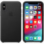 Originální Apple kožené pouzdro pro iPhone XS - černá