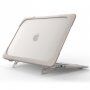 Nárazuvzdorný kryt s vyklápěcími nožičkami pro MacBook Pro 15" (A1398) - béžový