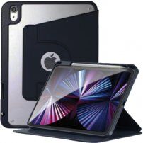 Otočné 360° pouzdro s prostorem na Apple Pencil pro iPad mini 6 / mini 7 - tmavě modré