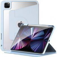 Otočné 360° pouzdro s prostorem na Apple Pencil pro iPad Pro 12,9" (2018-2022) - modré