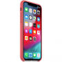 Originální Apple kožené pouzdro pro iPhone XS - pivoňkově růžová