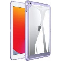 Transparentní kryt pro iPad 10,2" (2019-2021) - fialový