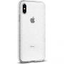 Spigen Liquid Crystal Glitter kryt pro iPhone XS / X - čirý