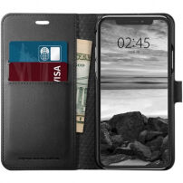 Spigen Wallet S pouzdro pro Apple iPhone XS / X - černá