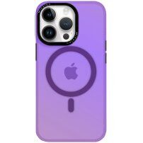 Měňavý kryt s rámečkem kolem čoček a MagSafe pro iPhone 13 Pro Max - fialový