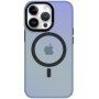Měňavý kryt s rámečkem kolem čoček a MagSafe pro iPhone 14 Pro Max - modrý