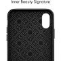 Spigen La Manon Câlin kryt pro Apple iPhone XS / X - černá