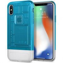 Spigen Classic C1 pouzdro pro Apple iPhone X - modrá