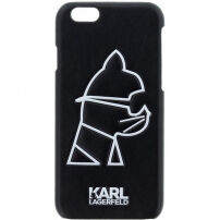 Karl Lagerfeld Head Punk pouzdro pro iPhone 6 / 6S - černé