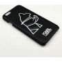 Karl Lagerfeld Head Punk pouzdro pro iPhone 6 / 6S - černé