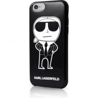 Karl Lagerfeld K-Team pouzdro pro iPhone 6 / 6S - černé