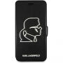Karl Lagerfeld K-Punk Book pouzdro pro iPhone 7 Plus / 8 Plus - černé